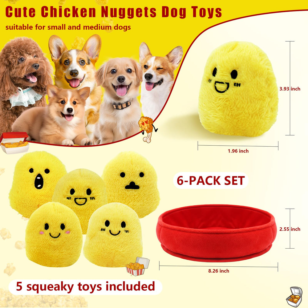 YZHDUXIU interactive dog toy box set laid out for dogs