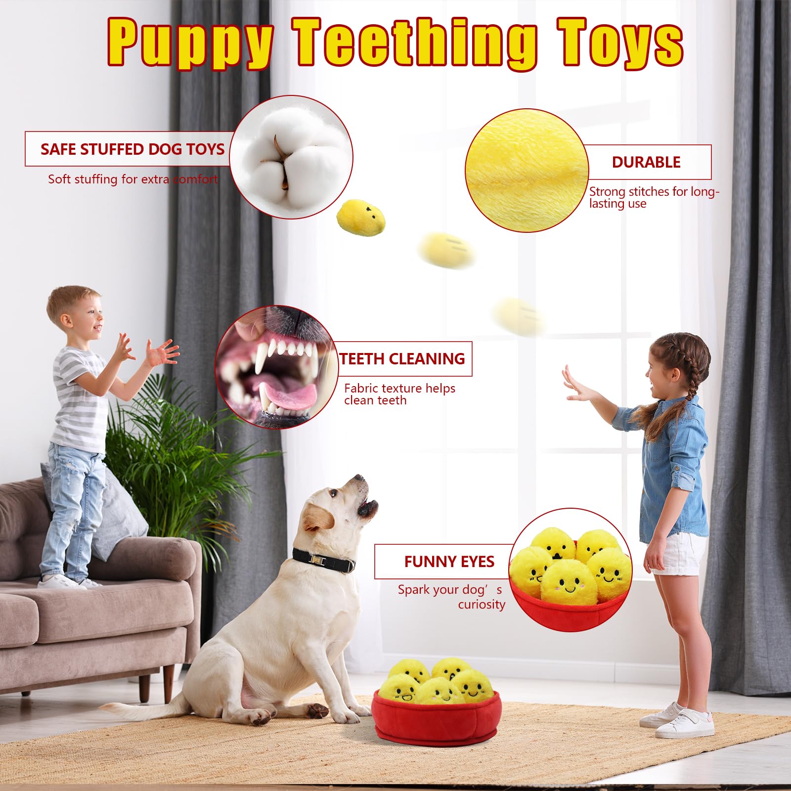 YZHDUXIU paw-fect gift dog toy set in packaging