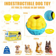 YZHDUXIU pupsicle interactive treat holder shows colorful design for canine engagement.