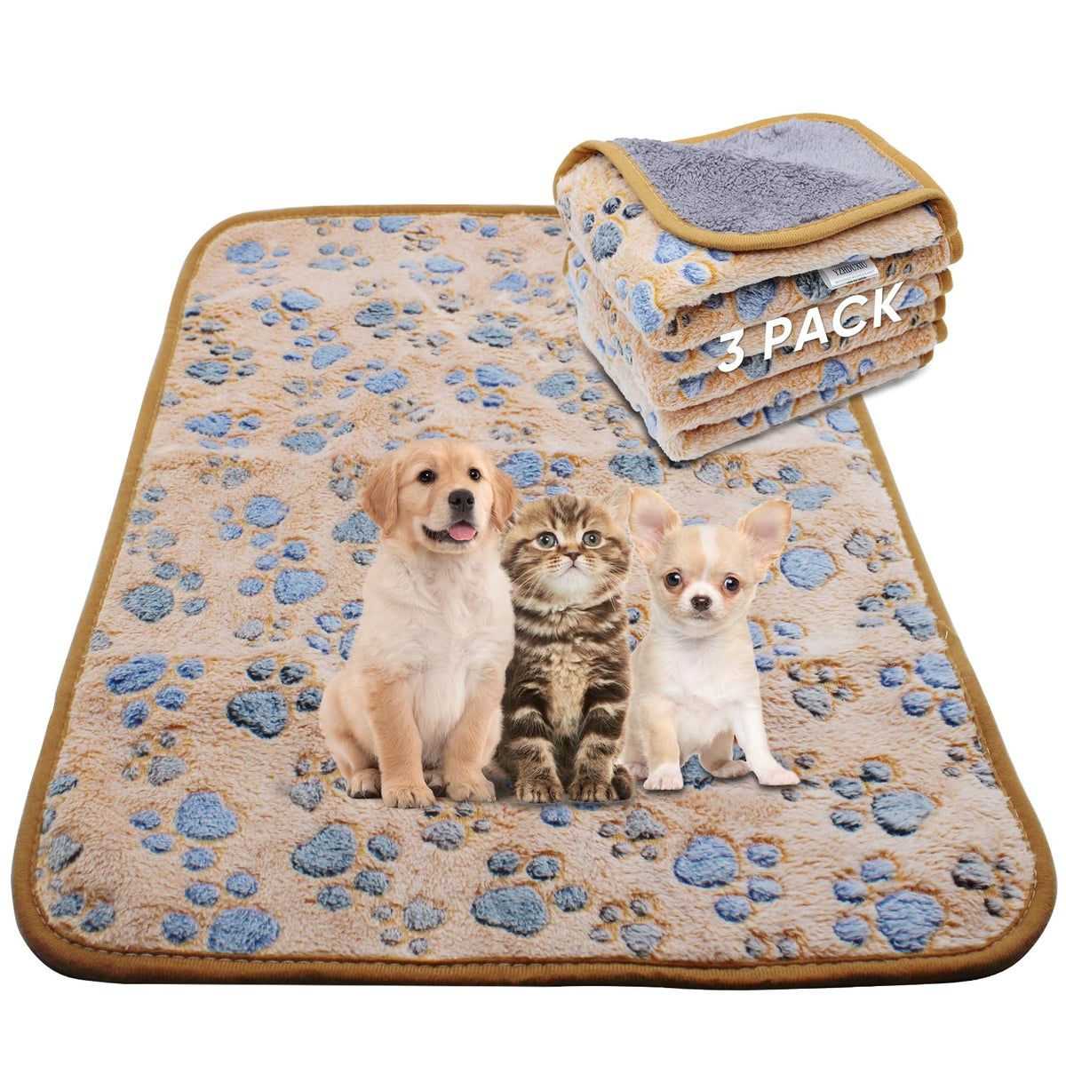 YZHDUXIU waterproof dog blanket close-up reveals leakproof middle layer for cleaner pet spaces.