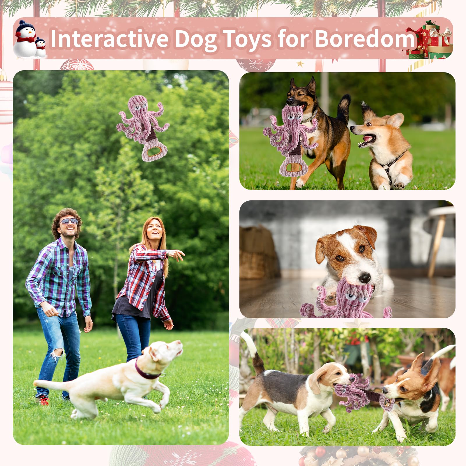 YZHDUXIU octopus interactive toy prompts gentle play during supervision.