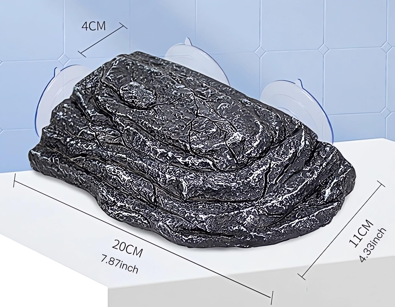 YZHZOM easy-clean turtle platform supports brackish and freshwater environments.
