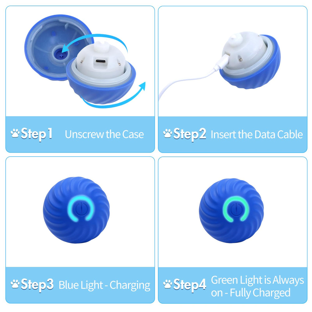 ZABARE noise reducing dog ball keeps indoor play quiet.