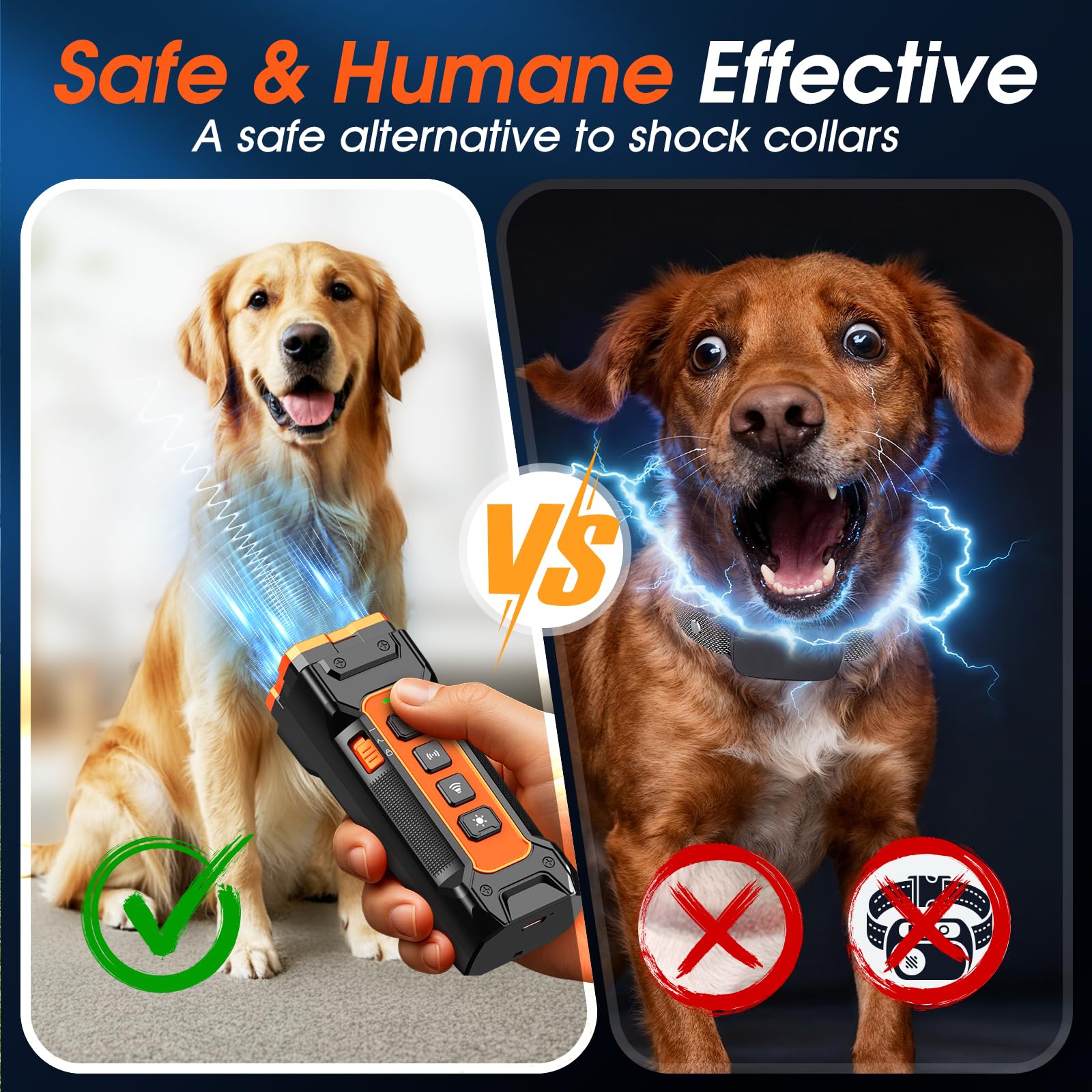 Zahawei bark deterrent fast charging keeps device ready in minutes.