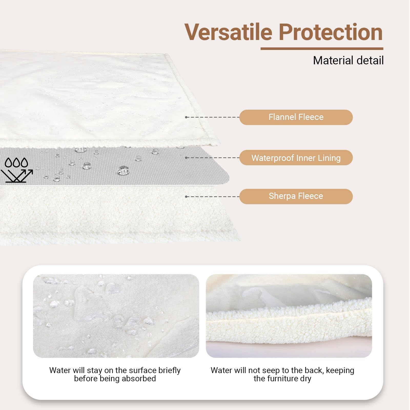 ZAKAPAWS durable edge stitching emphasizes long-lasting protection for active pets