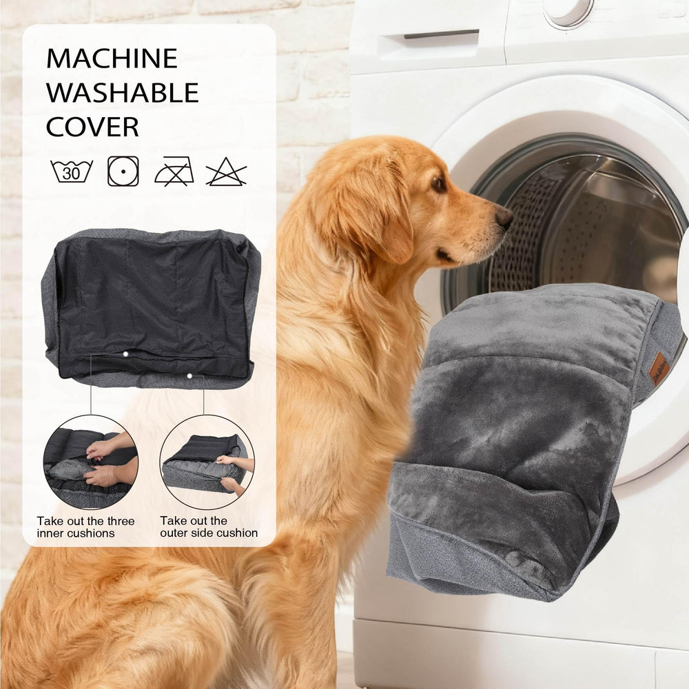 ZAKAPAWS egg-crate layer supporting posture with breathable relief