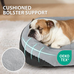 ZAKAPAWS washable orthopedic bed anti-slip bottom keeps stable on tile or wood floors.