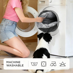 ZAKAPAWS washable orthopedic bed durable construction withstands years of use.