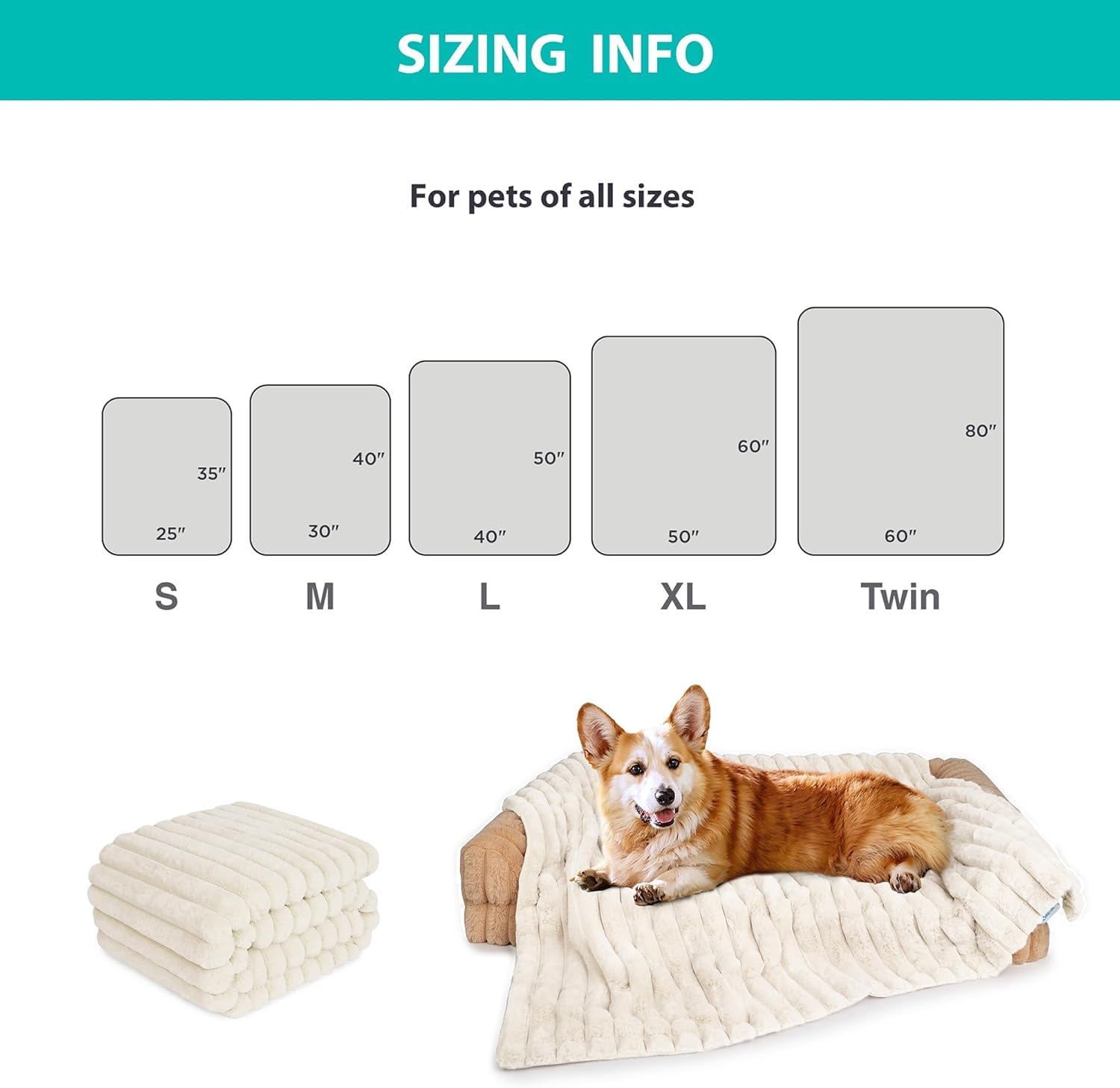 ZAKAPAWS blanket is lightweight and portable for travel and hotel stays.