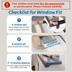 Zakkart 2-pack cat perch space saving and multi-cat comfort