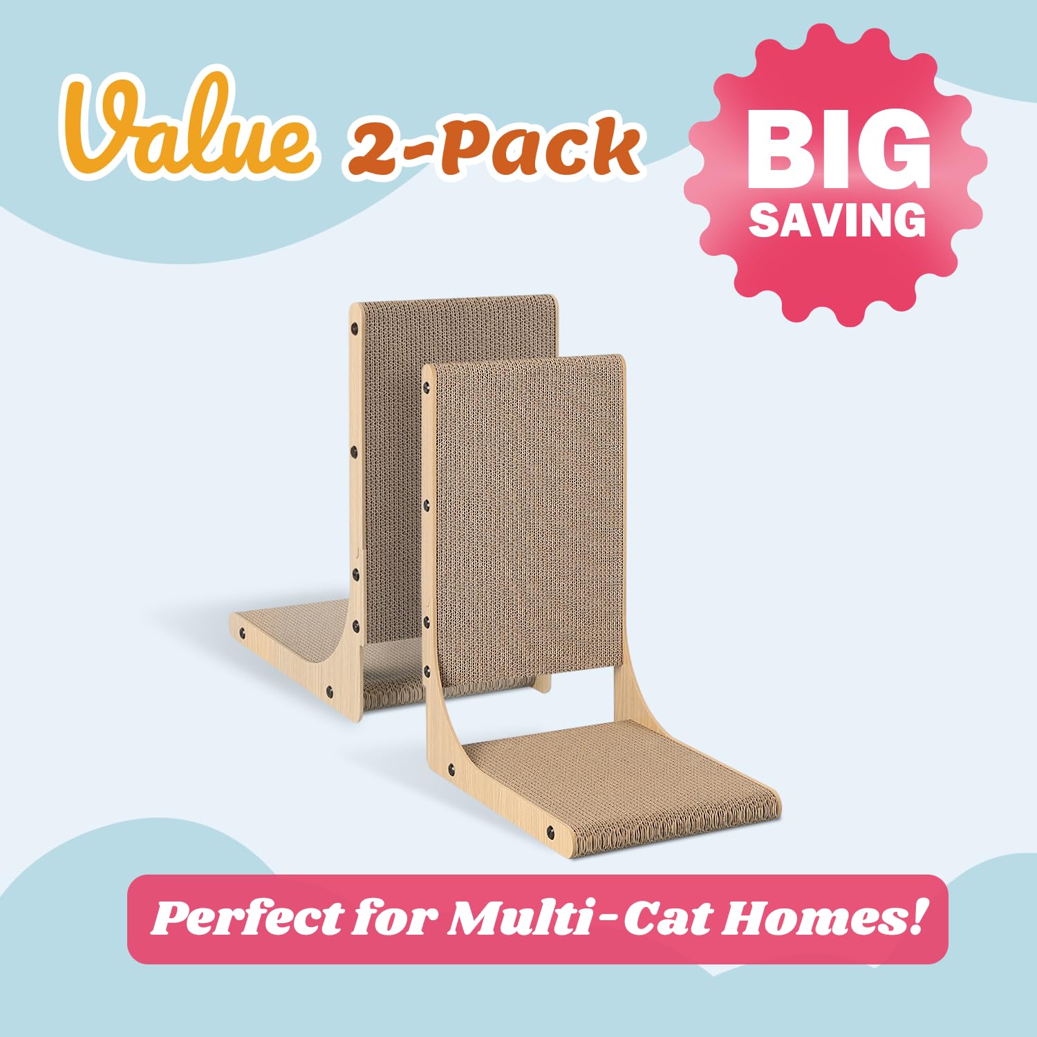 Zakkart 2-pack packaging image showing value and easy setup