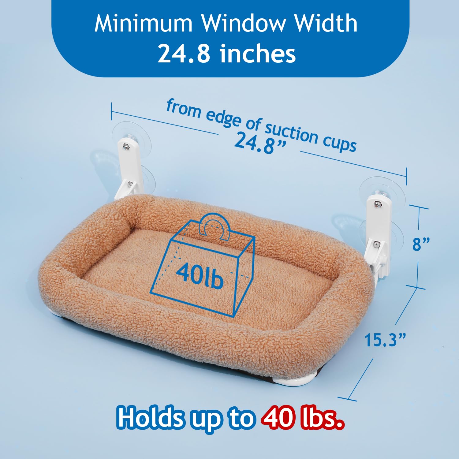 Zakkart ABS brackets window perch: sturdy mounting for adventurous cats.