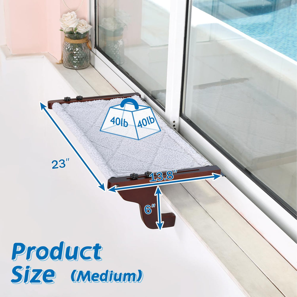 Zakkart cat perch supports up to 40 lbs for large cats and kittens