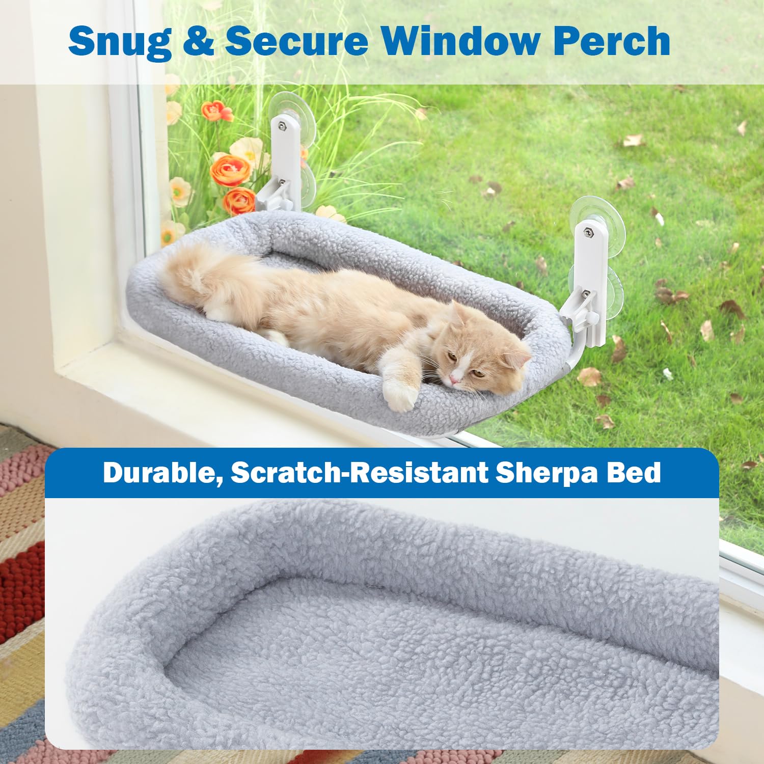 Zakkart folding-design supports up to 40 pounds for larger cats.