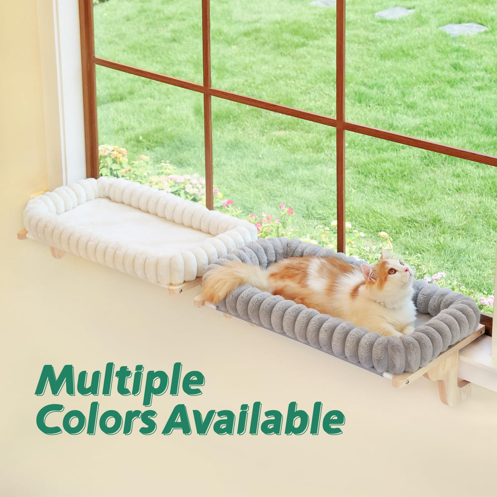 Zakkart SnugCloud adjustable bracket fits windowsills up to 9 inches deep.