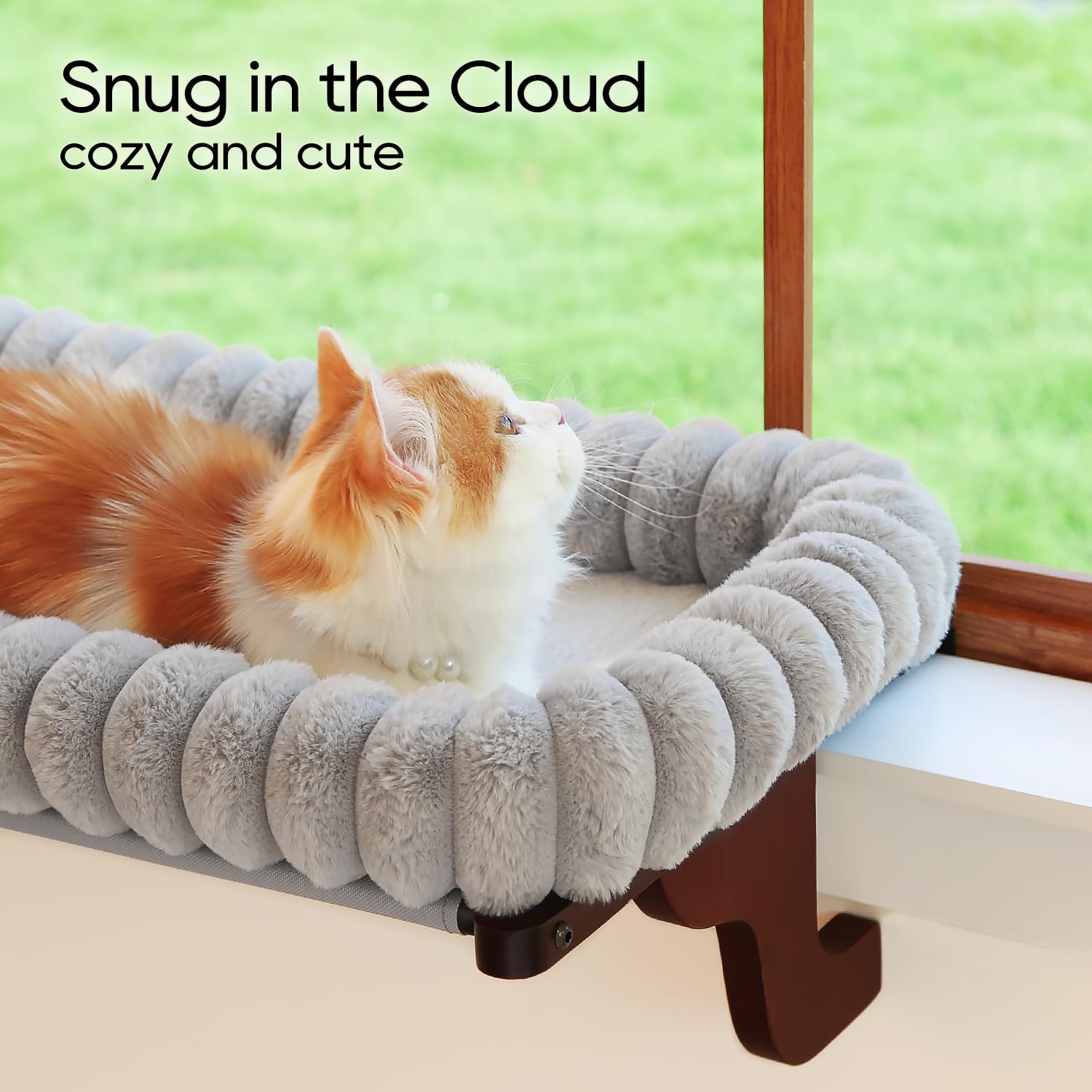 Zakkart SnugCloud-cat-window-view captures a sunny spot perfect for observational naps.