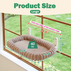 Zakkart SnugCloud metal frame provides stable support for energetic large cats.