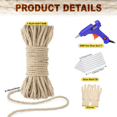 ZALALOVA cat scratcher repair ropes shown for replacing worn posts with durable fibers.