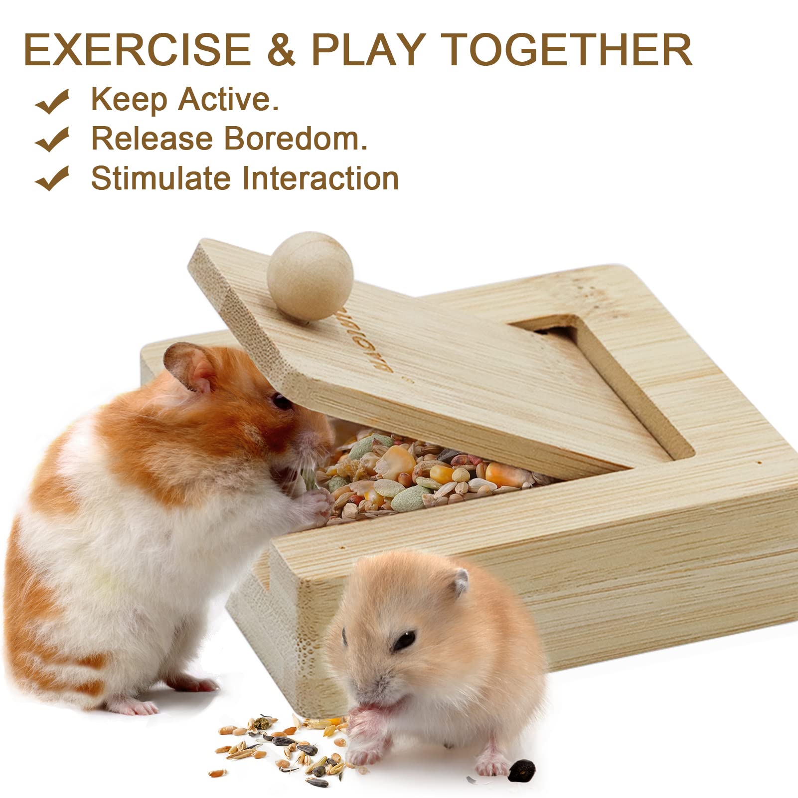 ZALALOVA three-different-sizes-toy captures varied play and fit for small pets.