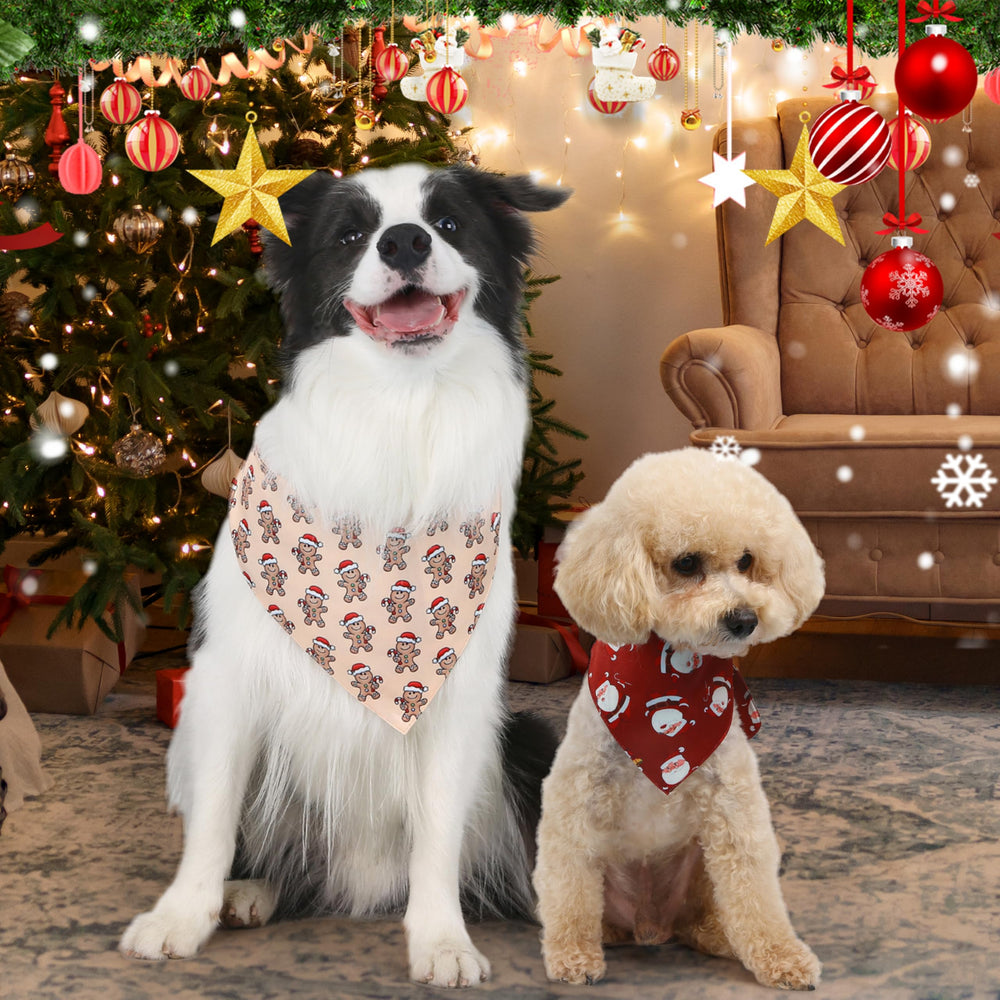 ZALBYUY dog bandana size L neck up to 22 inches for large dogs