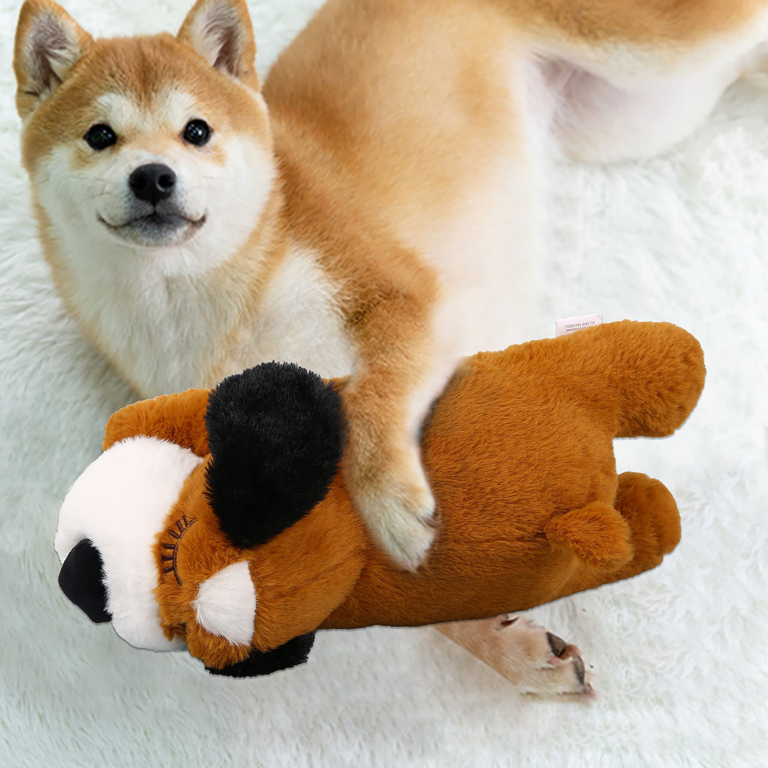 ZALBYUY Heartbeat Puppy Toy battery compartment uses two AAA batteries