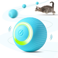 ZALBYUY interactive cat ball with LED lights for night-time play