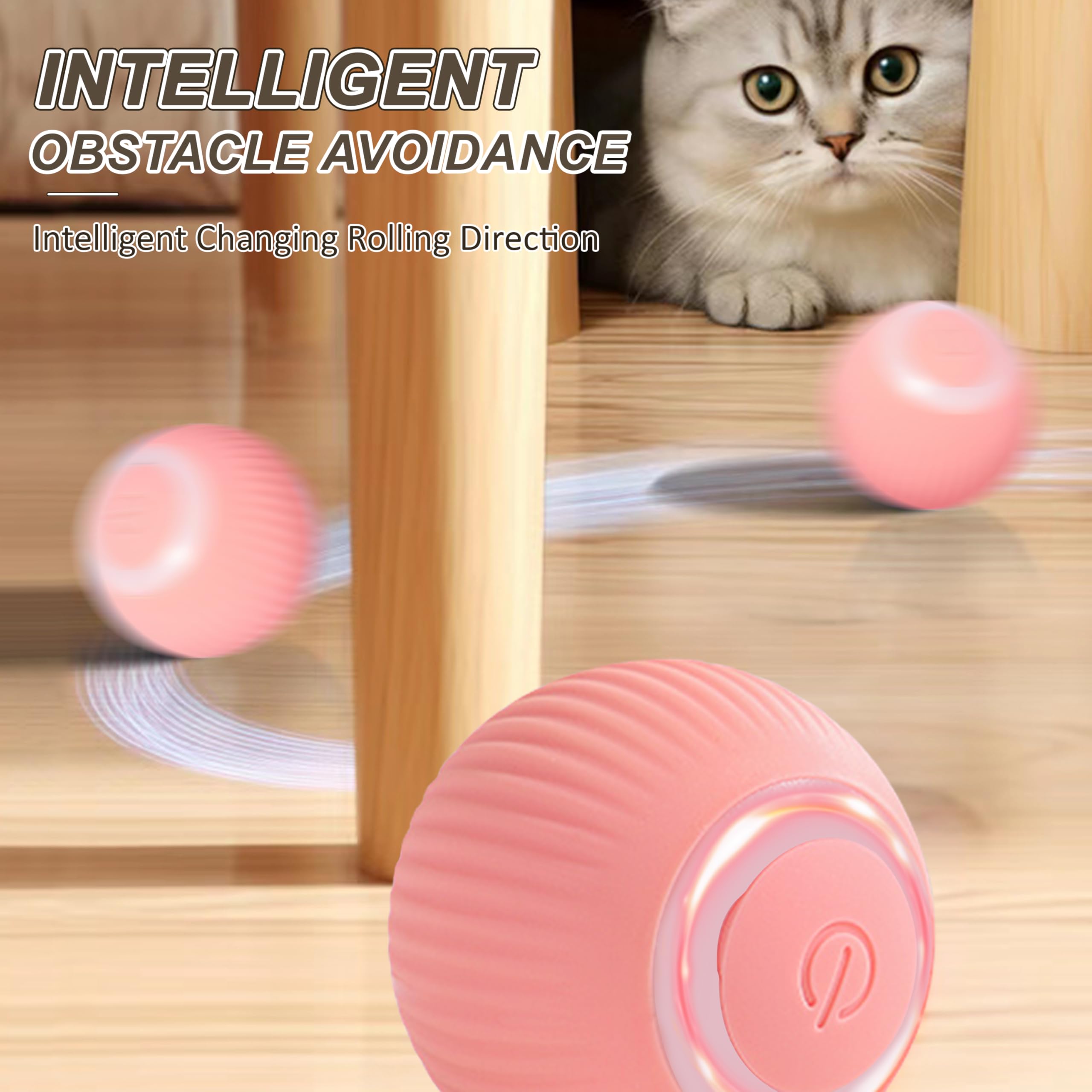 ZALBYUY two-mode cat ball for versatile indoor games.