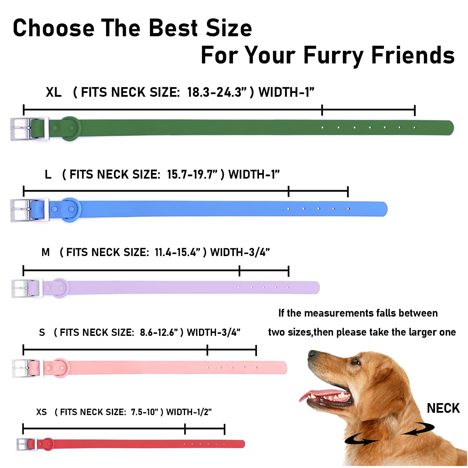 ZALER Dog collar used in wet conditions for outdoor activity