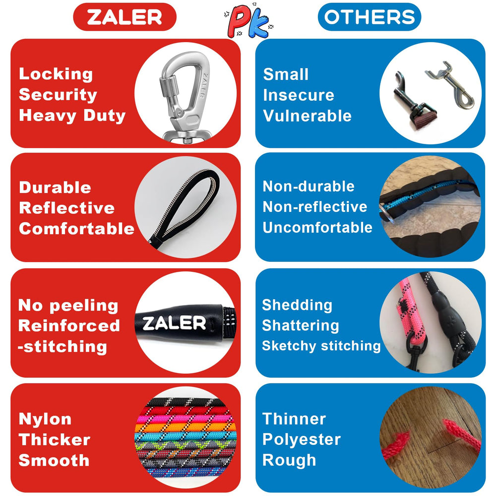 ZALER rope diameter near half inch with durable core for strong control