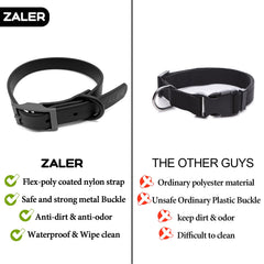 ZALER soft comfortable dog collar texture for all-day wear