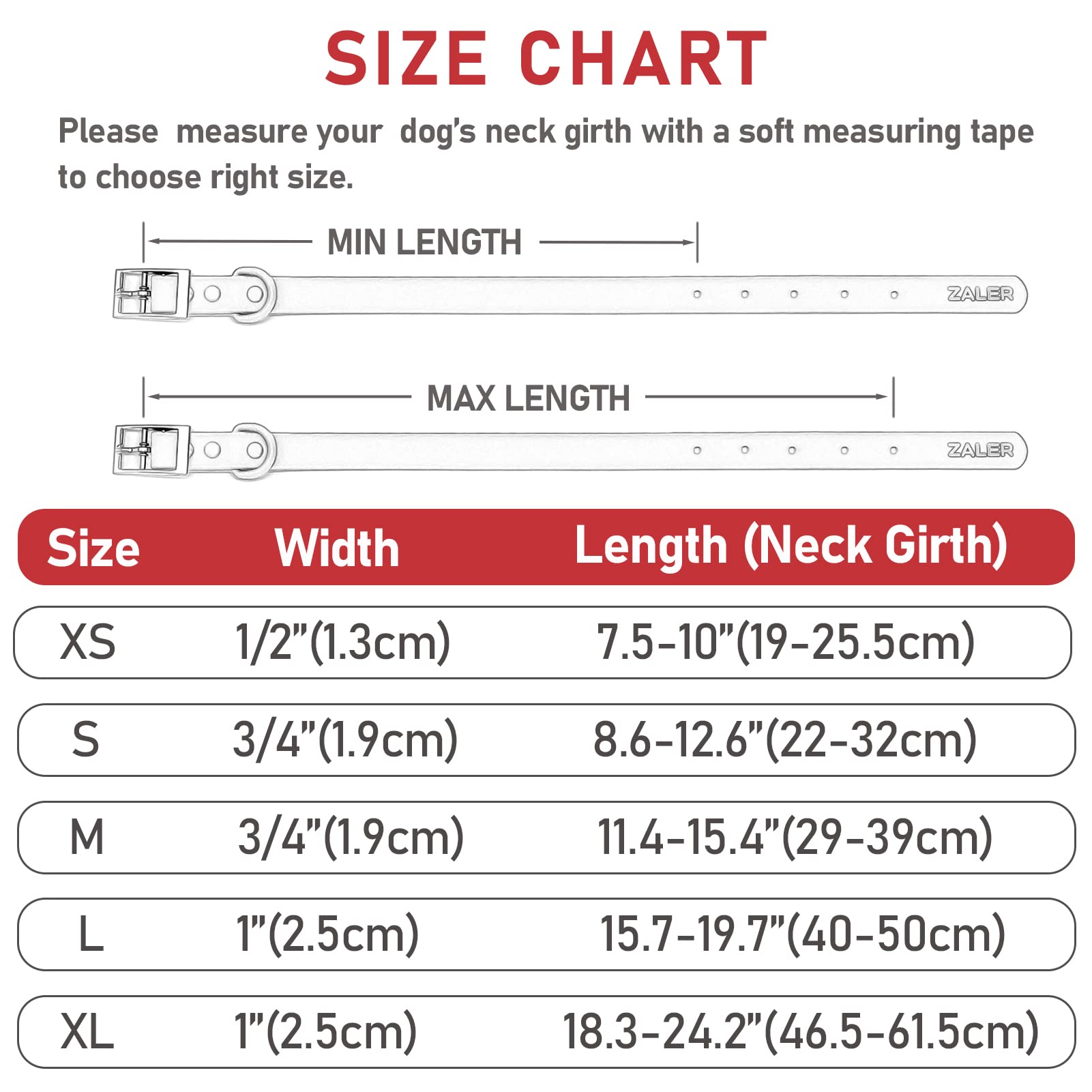 ZALER Soft and comfortable Strawberry Red collar held in hand