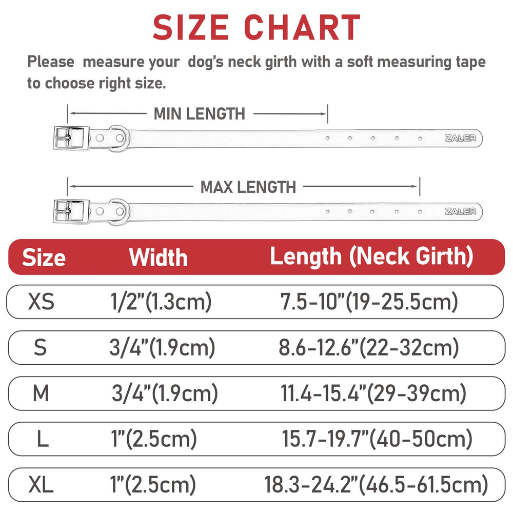 ZALER Soft and comfortable Strawberry Red collar held in hand