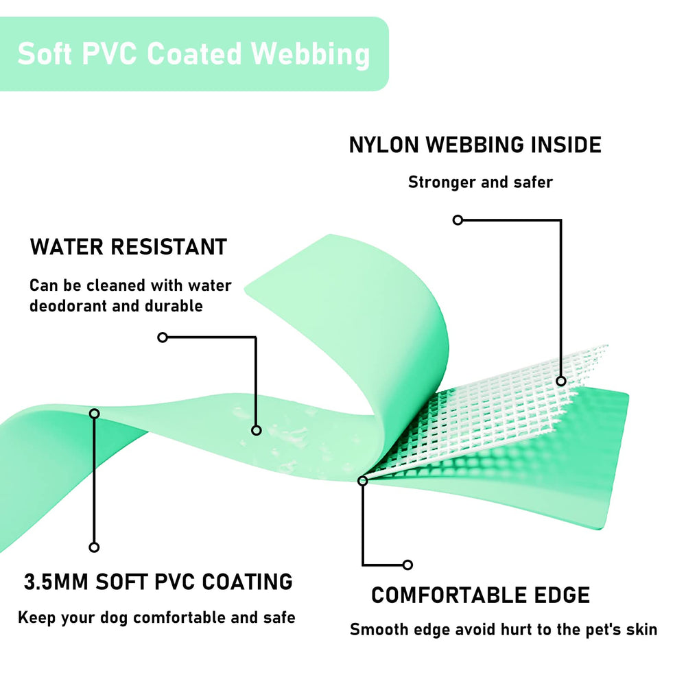 ZALER waterproof dog collar buckle detail shows rustproof hardware for durable daily wear.