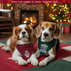 ZamouK double-sided Christmas bandana shows two festive looks