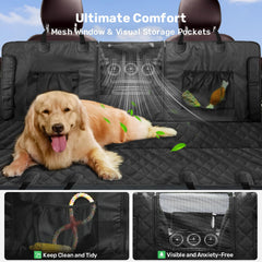 Zanch 100% waterproof and scratch-resistant material shields interior from spills.