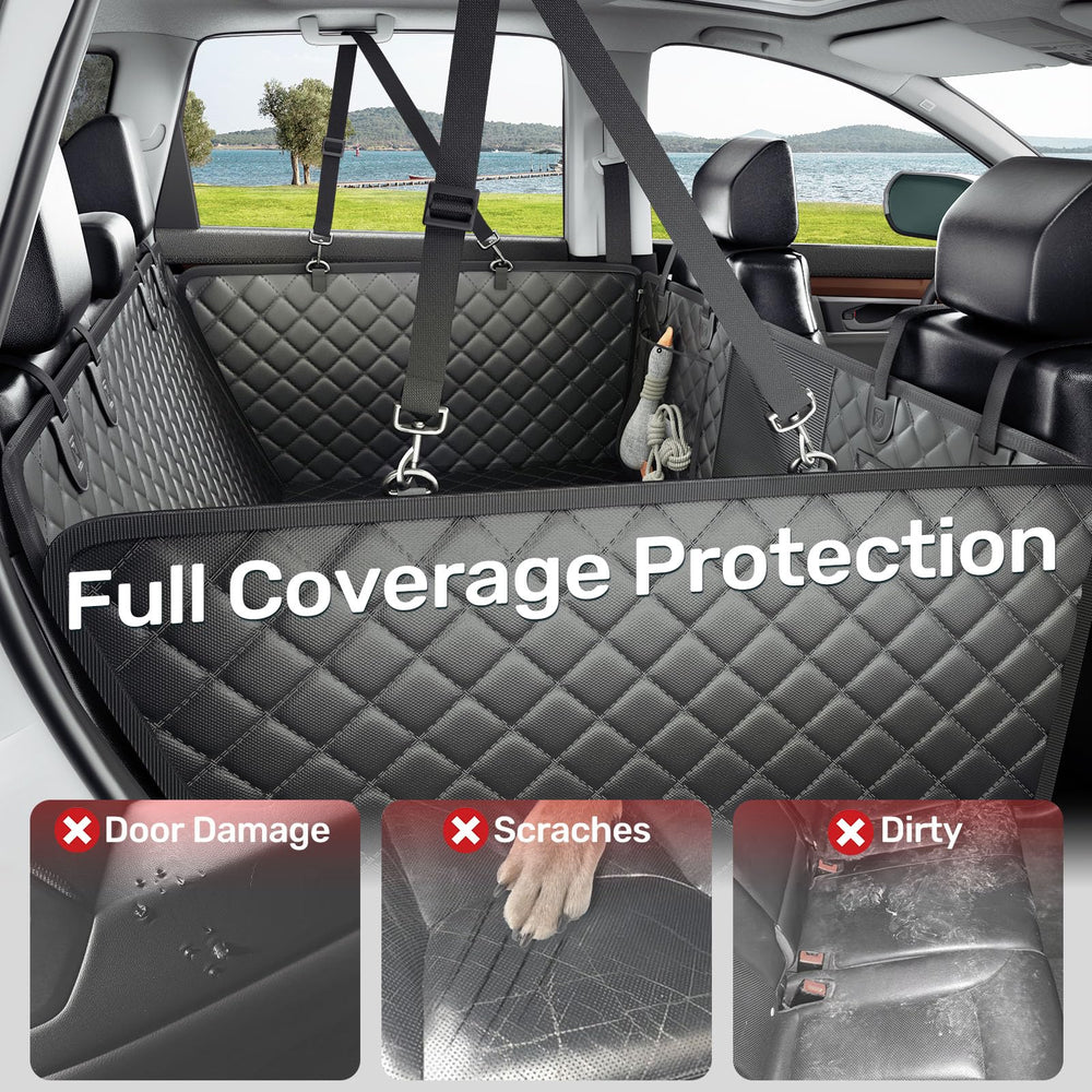 Zanch cover offers safety belt openings for secure travel