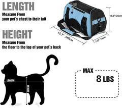 ZaneSun cat carrier interior comfort for cozy trips with a pet