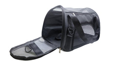 ZaneSun cat carrier side pocket highlights convenient storage for toys and essentials.