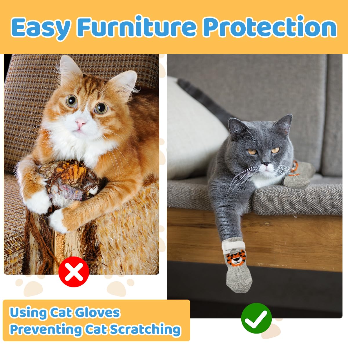 Zansens cat mitten set ideal for nail trimming and grooming sessions