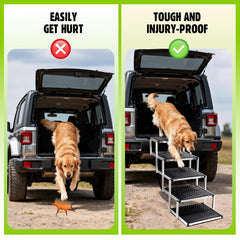 Diseño reforzado Zanthoxa, soporte estable para perros grandes.