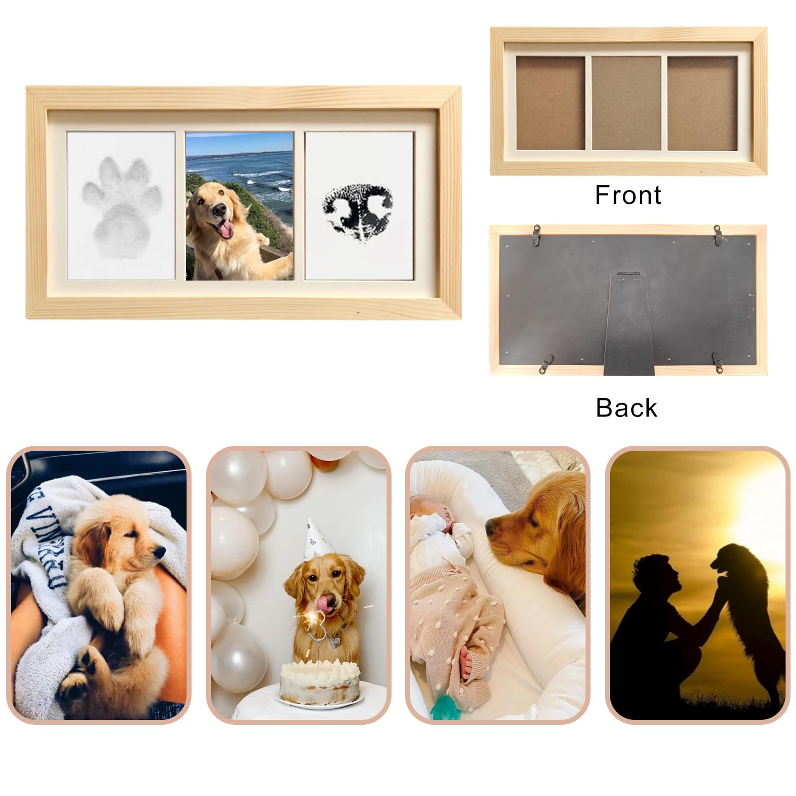 ZAPVLVT paw-print-ink-pad-large, clean-touch and non-toxic for stress-free paw prints.