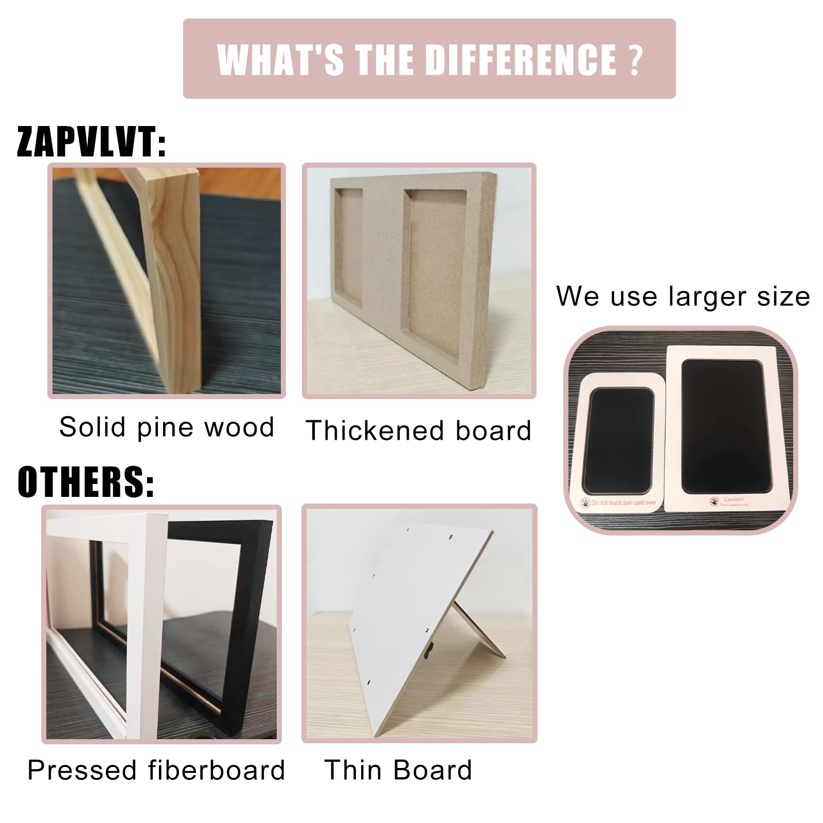 ZAPVLVT pet-memorial-keepsake-frame, warm wooden decor and memory display.