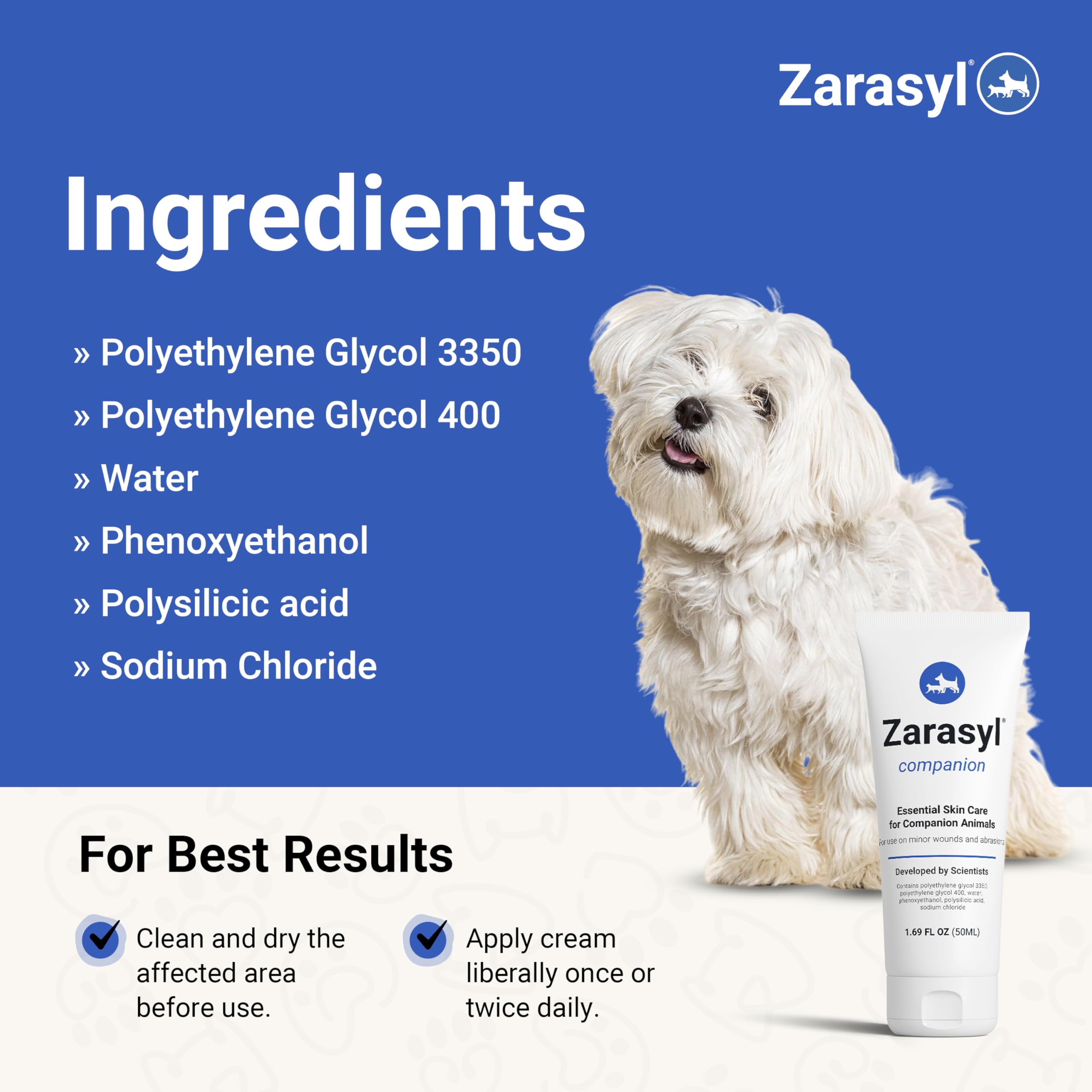 Zarasyl barrier cream packaging front showing product and label
