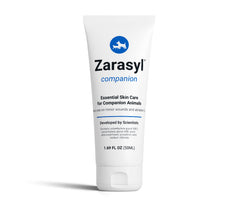 Zarasyl essential skin care ointment tube closeup showing barrier protection for minor wounds
