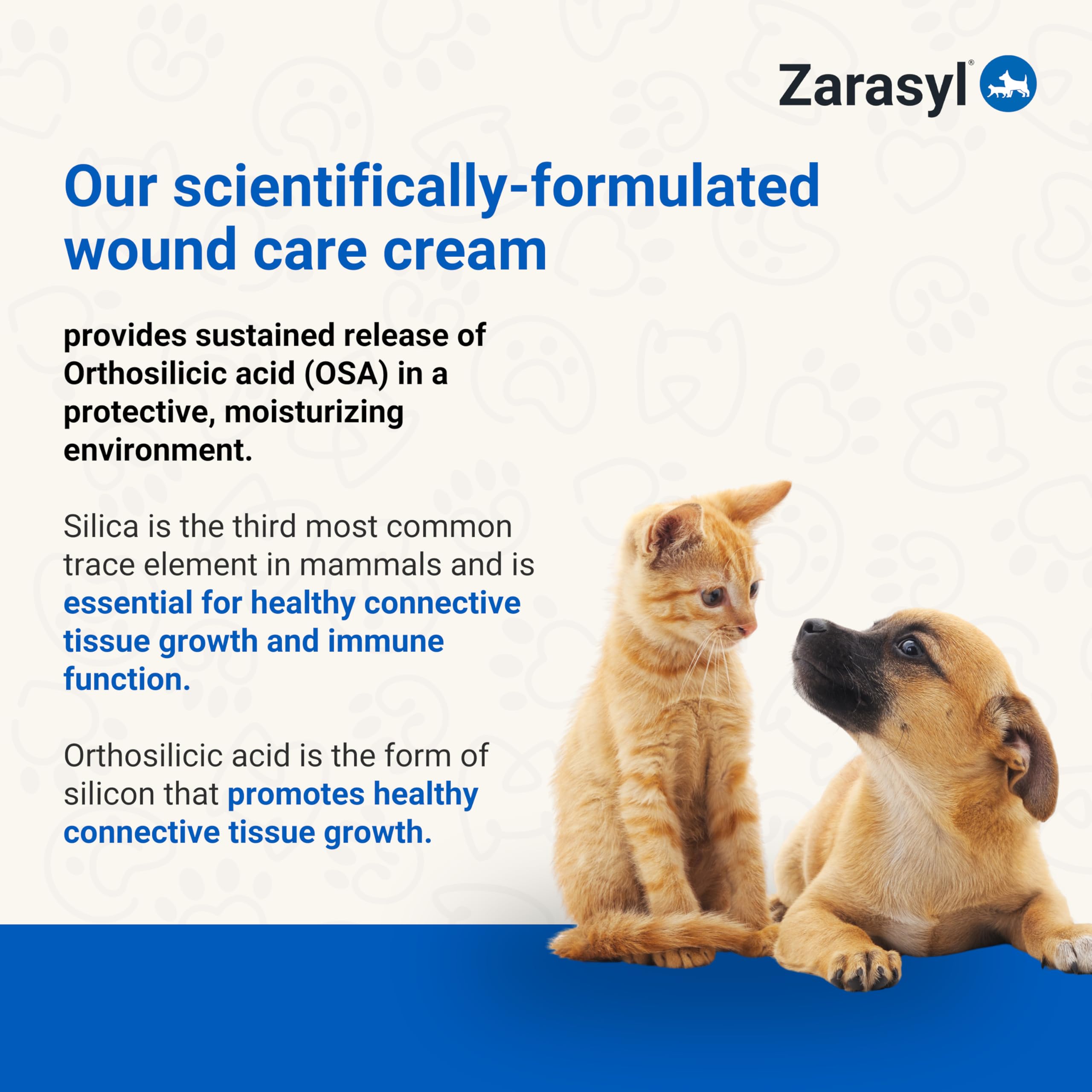 Zarasyl orthosilicic acid release concept visual graphic