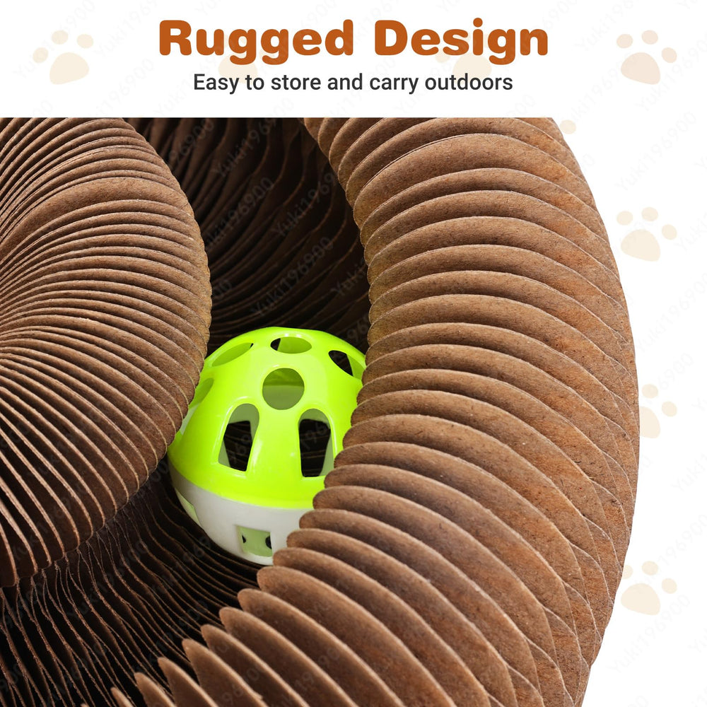 ZAULEY Furniture-Saving Scratching Toy helps protect floors, walls, and sofas