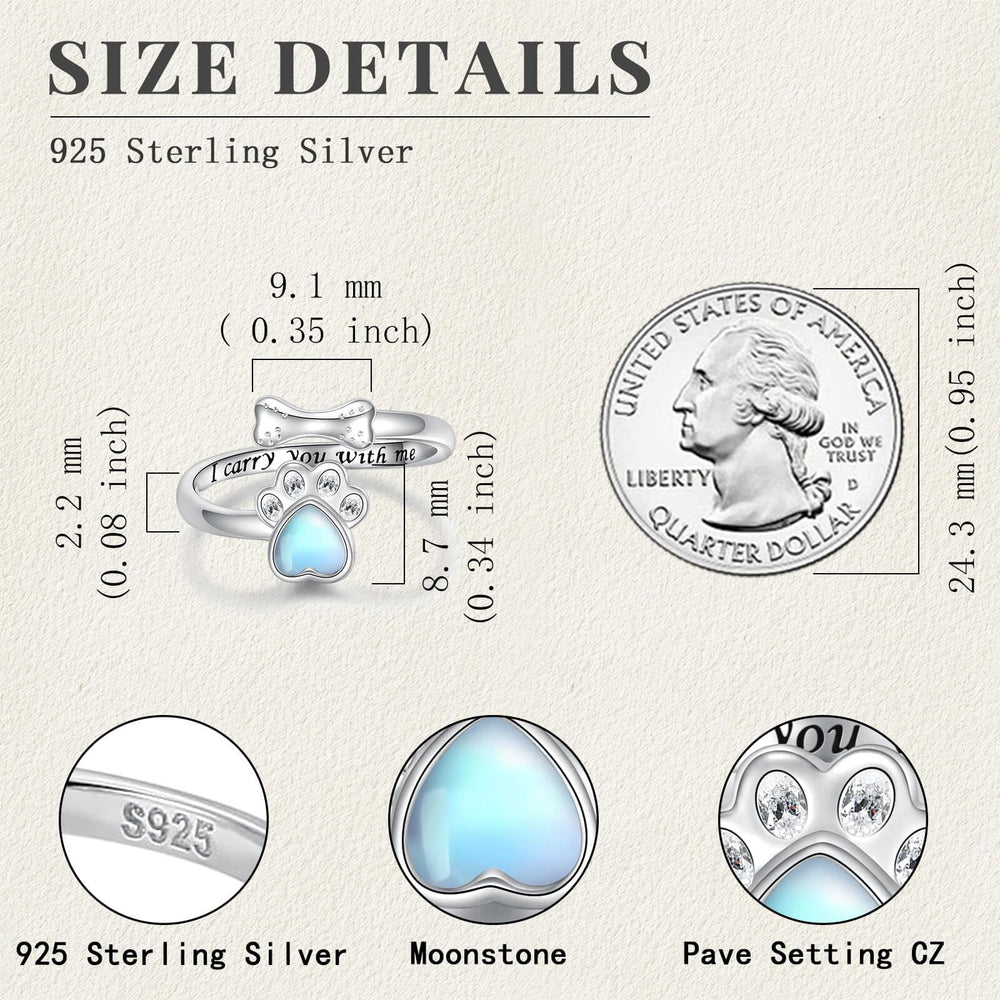 zaxsj hypoallergenic urn ring cares for sensitive skin during memories