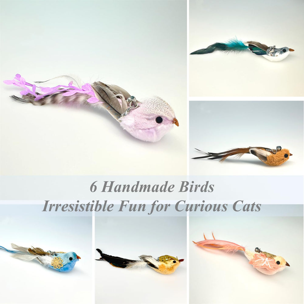 ZAYLUMO 33-inch flexible wand offers reaching play for cats.