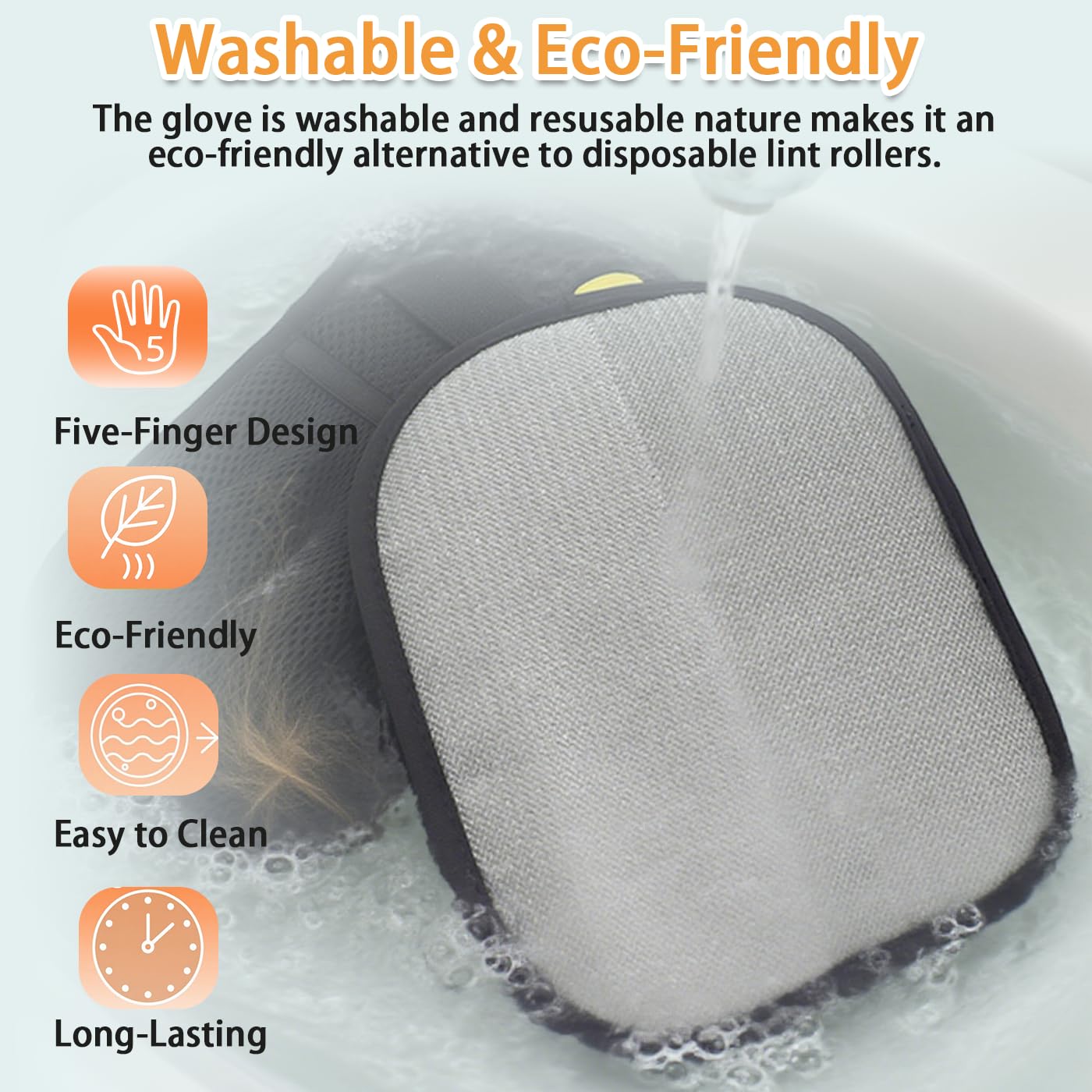ZAYNSH pet hair removal glove breathable mesh keeps hands comfortable