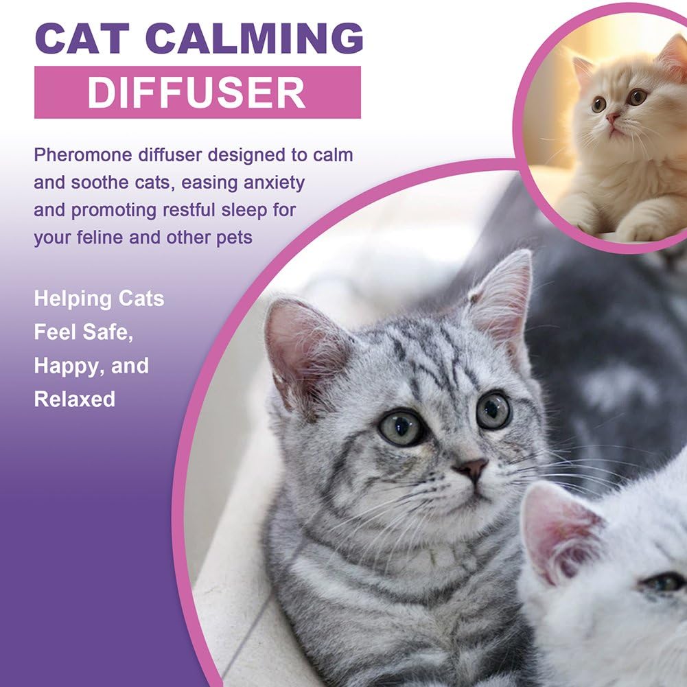 Zcotsu 35-day pheromone refill pack shown for continuous cat stress relief.